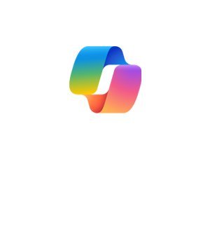 Colorful gradient ribbon logo forming a loop, blue to green to yellow to orange to pink.