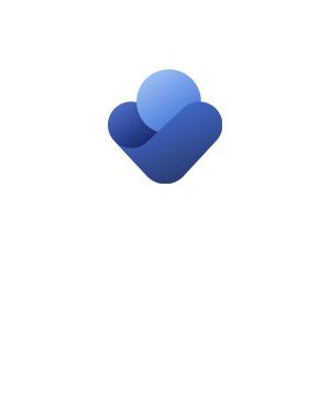 Blue abstract logo with overlapping rounded shapes forming a heart-like icon in various blue tones.
